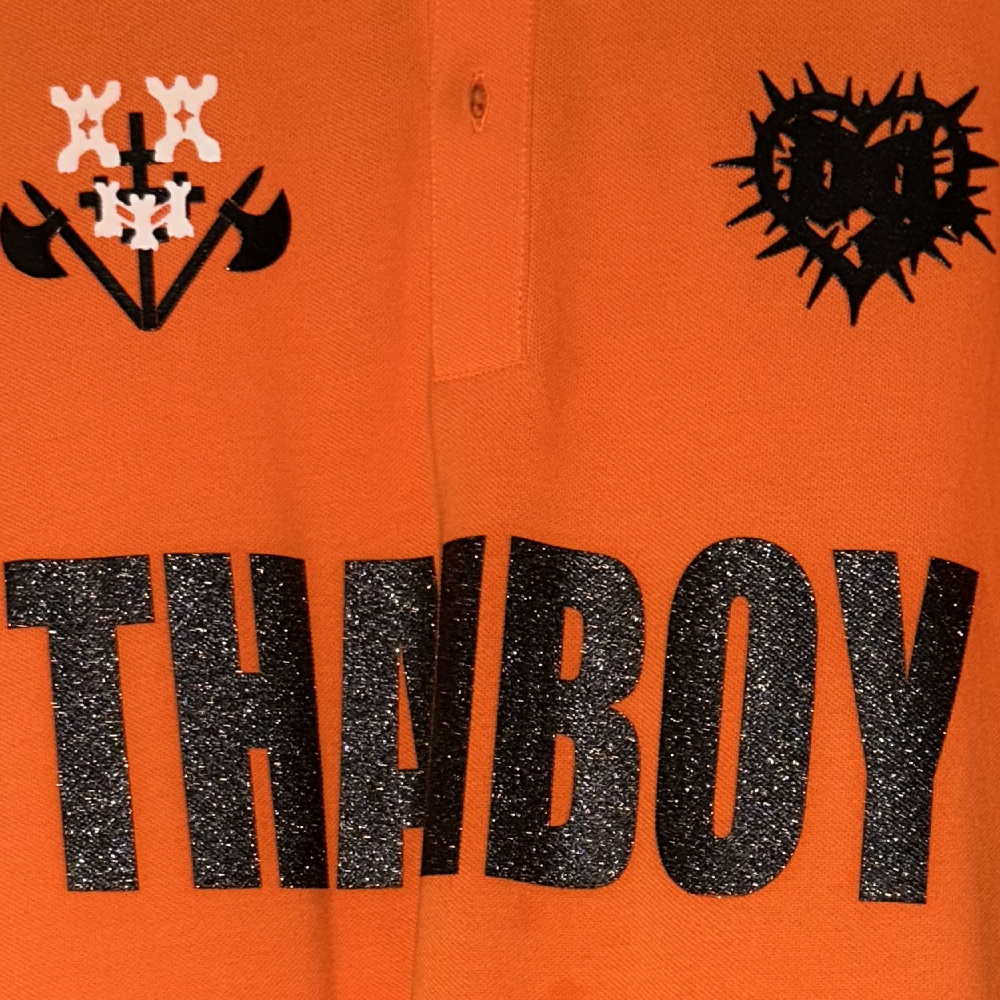 Thaiboy Digital Back2Life Polo Orange (S)
